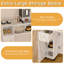 Table de salle à manger pliante multifonctionnelle extensible avec roulettes, table de salle à manger à abattants avec buffet mural et rangement, table rectangulaire pliable peu encombrante pour petits appartements, cuisine, salon, blanc