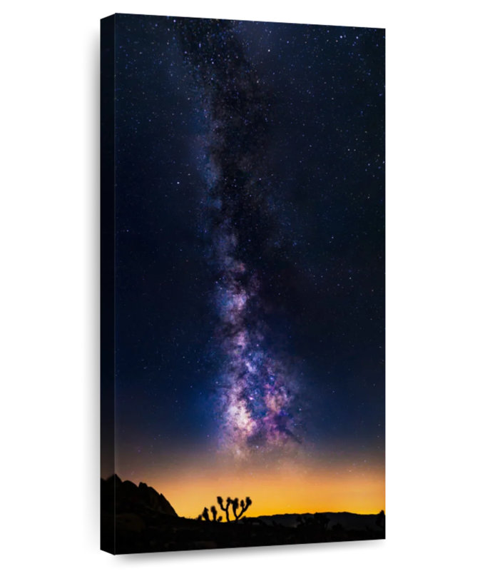 Voie Lactée verticale, H 30 po x l 15 po
