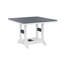 Berlin Gardens Garden Classic Regular Top With White Base Square Bar Table-1058201085-1058201083