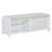 Shoe Cabinet Bench With Sliding Doors, Entry Bench With Upholstered Seat Cushions, Modern Entry Way Shoe Cabinet For Living Room Hallway