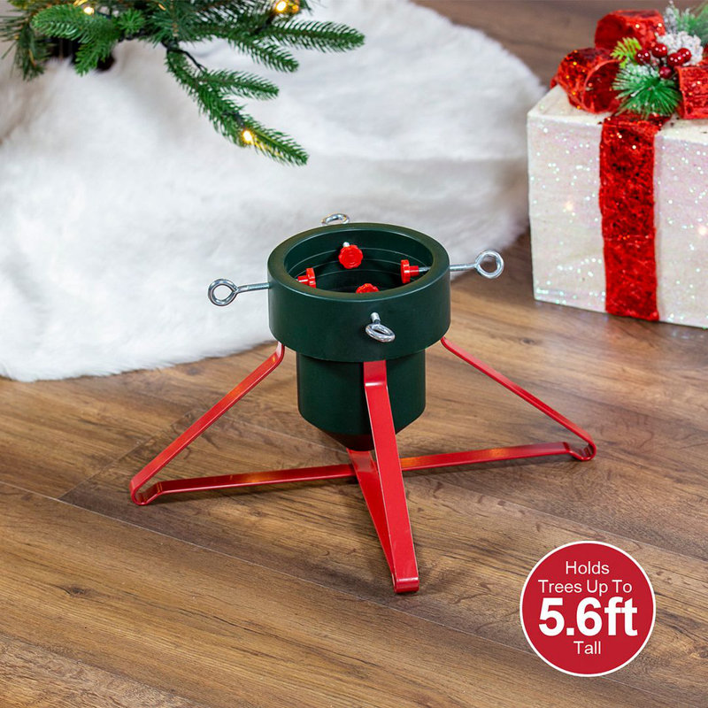 Metal Live Tree Stand For Max. Tree Height Under 6 Ft.