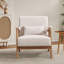 27.17" Wide Modern Upholstered Solid Wood Accent Chair With An Extra Pillow(Set of 7)-900265280