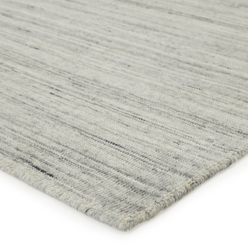 Handwoven Gray Area Rug, Runner 3' x 10'