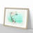 The Needles Isle of Wight in Abstract - Picture Frame Graphic Art Print-55763527-55763526