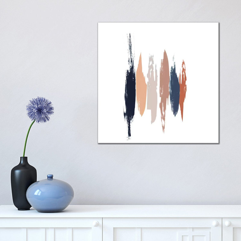 Brushed I by Jennifer Goldberger - Wrapped Canvas Print, 45.72 cm H x 45.72 cm W