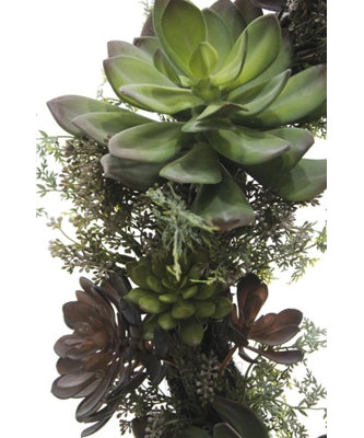 30" Artificial Succulent Wreath