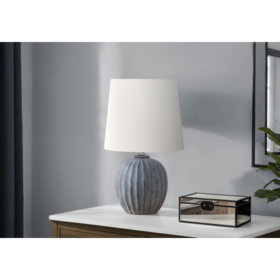 Lighting, 19"h, Table Lamp, Resin, Shade, Transitional