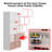 Shoe Rack,Expandable Multi-Functional Shoe Cabinet with Door, Up to 40 Pairs of Shoes.-1793673269