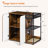 Litter Box Enclosure For 2 Cats