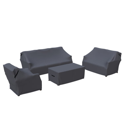 Samya 4 Piece Sofa Seating Group with Cushions by Joss & Main