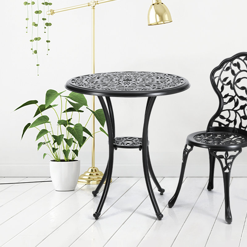 68cm Dia x 73cm H Round Patio Dining Table Outdoor Garden Bistro Table