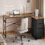 L-Shaped Particle Board / Chipboard Computer Desk