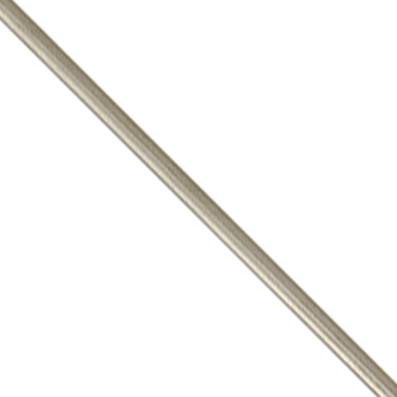 Tige d'accessoire en acier 12 po, Nickel anglais