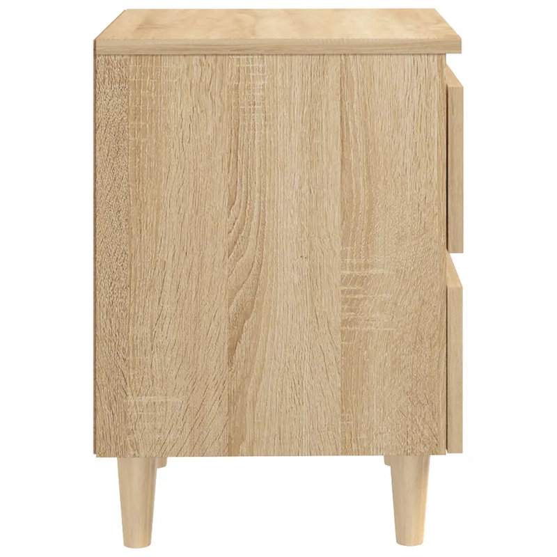 Sela 40cm W Bedside Table, Sonoma Oak