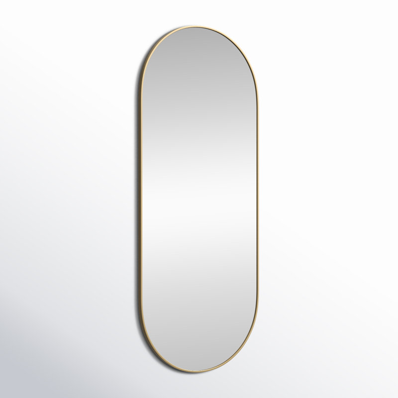 Miroir mural Elington, 72 po x 30 po , Laiton