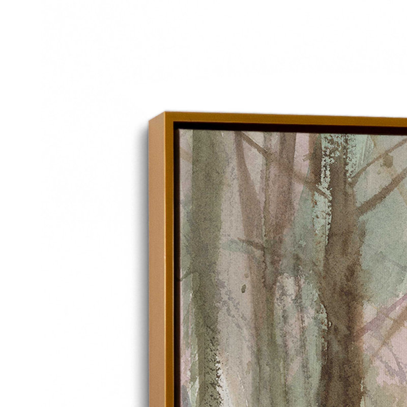«Light Through the Trees» par Stephen Calcasola, reproduction d'art, H 24 po x l 18 po, Doré