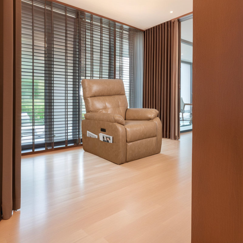 Fauteuil inclinable électrique pivotant à 270 ° - commande à bouton tactile - charge USB - support moelleux - assemblage facile?