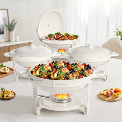 Ensemble de 4 réchauds pour buffet 5QT (4 pièces)