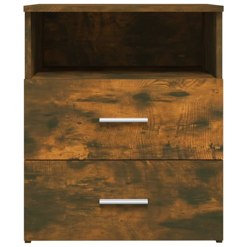 Goranka Bedside Table, Smoked Oak