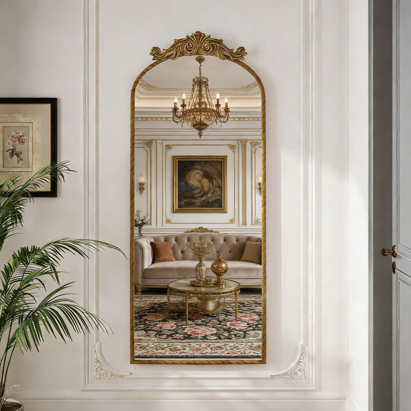 Miroir mural 58 po x 24 po, Bronze