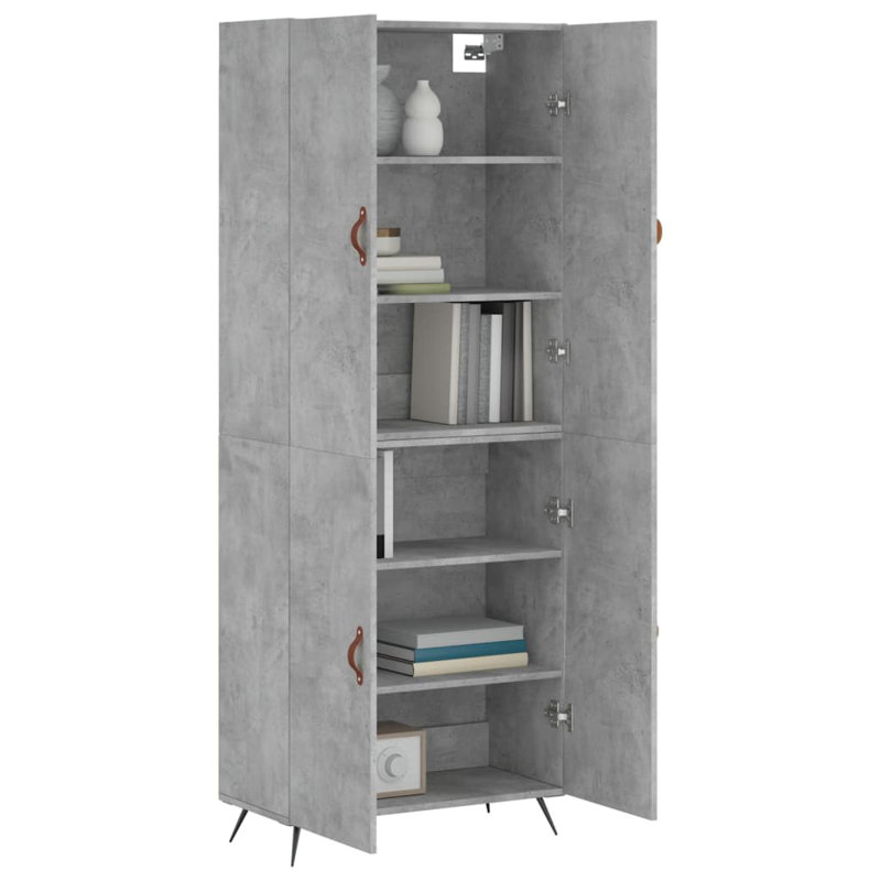 Solveg 69.5cm Sideboard, Concrete Grey