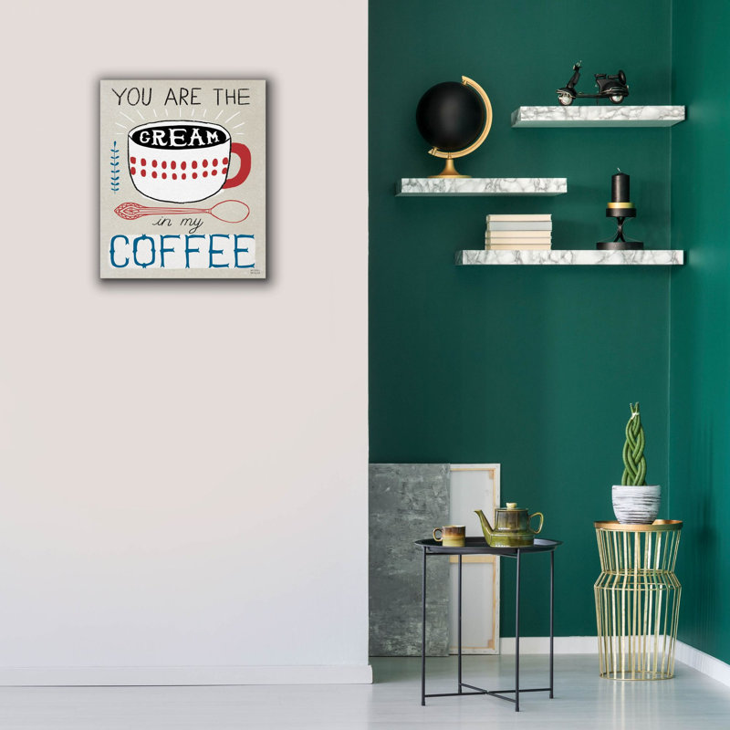 «Cream In Your Coffee» par Michael Mullan, art mural sur toile, H 24 po x l 20 po x P 0,75 po