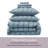 Bed in a Bag Seersucker Diamond Stitch 7 Piece Comforter Set-124623649-124871279