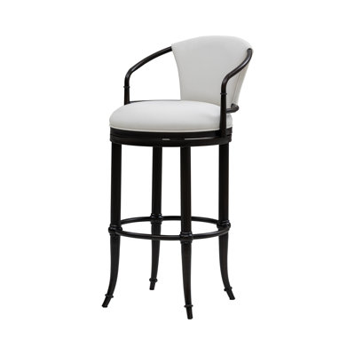 Tabouret de bar pivotant en similicuir Otis