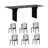 Solid wood dining table for home use-110731014