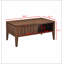 Table basse cannelée moderne Mid Century