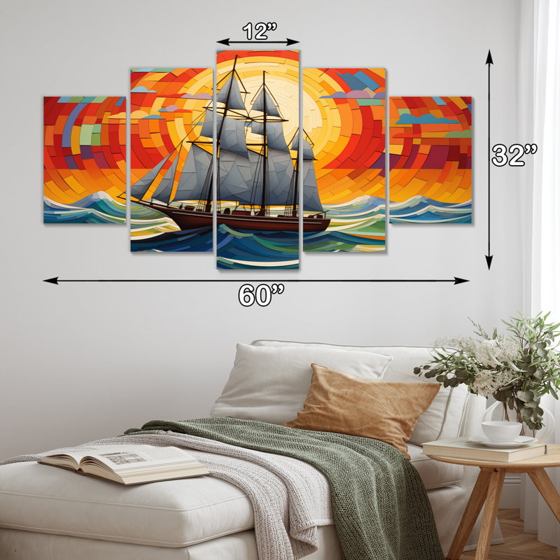 Allix - Bateau, art mural