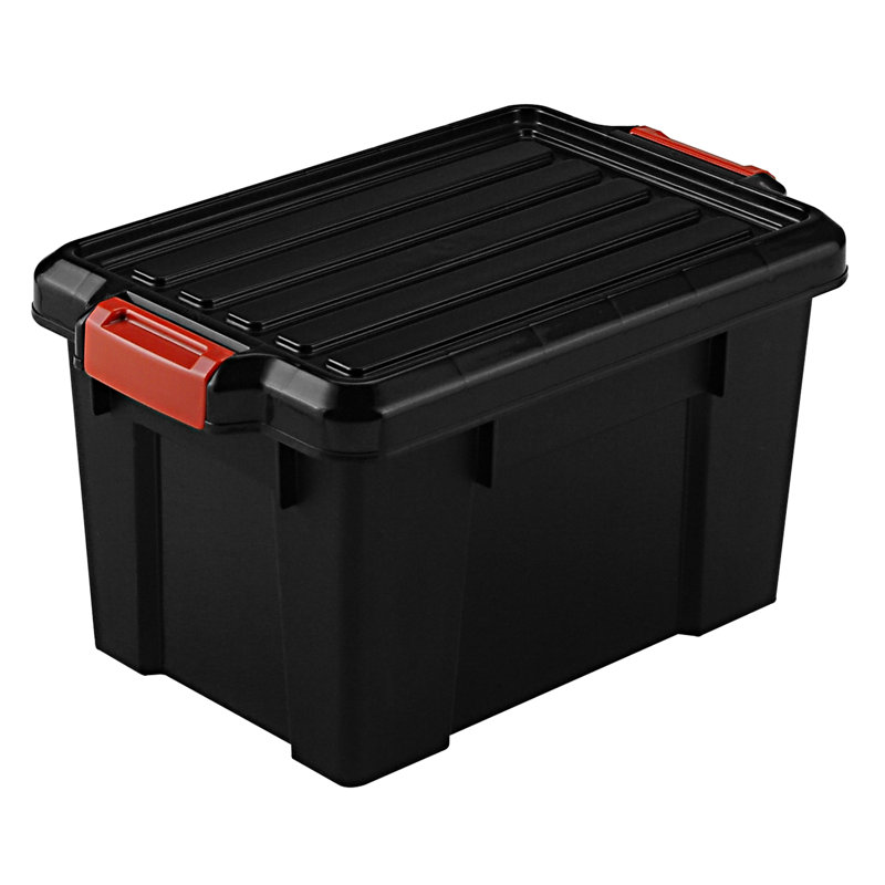 Bacs et bacs en plastique robustes, H 11,62 po x l 10,25 po x P 18,25 po