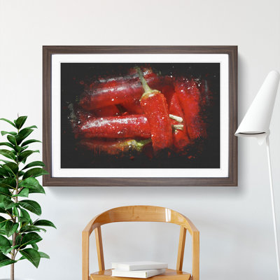 Red Chilli Peppers - Picture Frame Painting