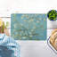 Vincent Van Gogh inspiré de fleurs d'amandier sur une planche de service en verre durable, parfait pour les réceptions et la décoration intérieure-114446637