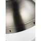 Geoffrey Single Light Glass Steel Dimmable Pendant