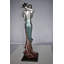 Statue de jeune amoureux français en résine Taille: 7 po x 7 po x H 23 po