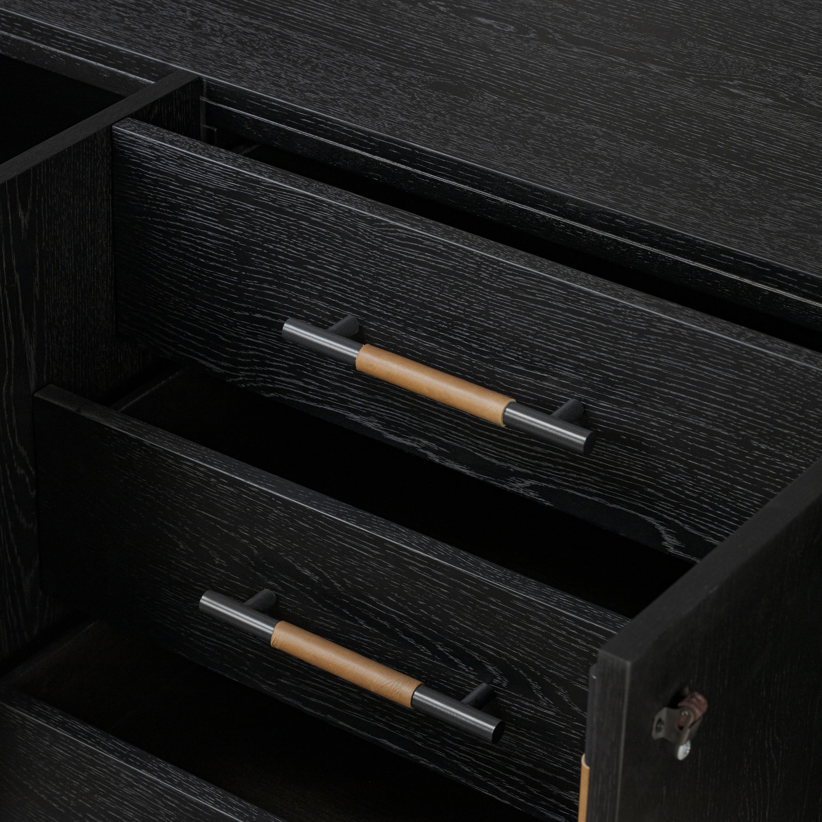 Karsten 94" Media Console, Black