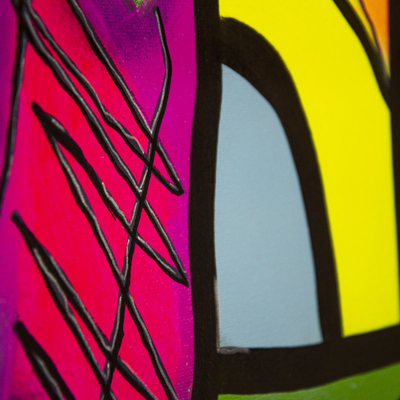 Untitled XI by Big Bear - Wrapped Canvas Original Painting