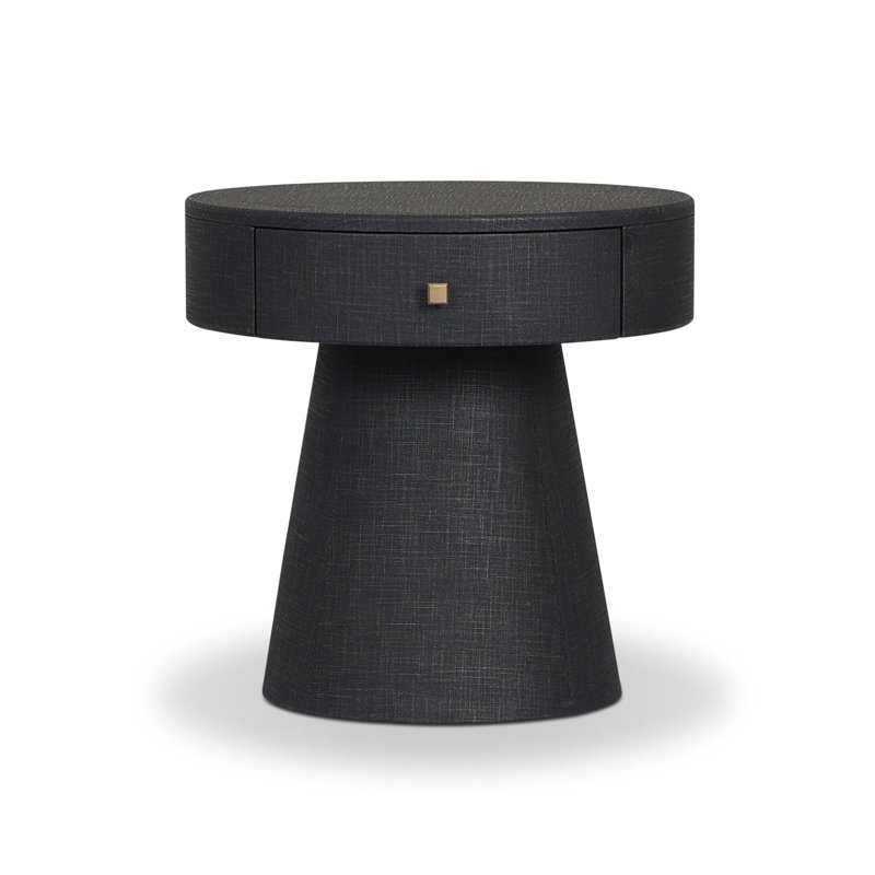 Table de chevet Chiro, Lin noir