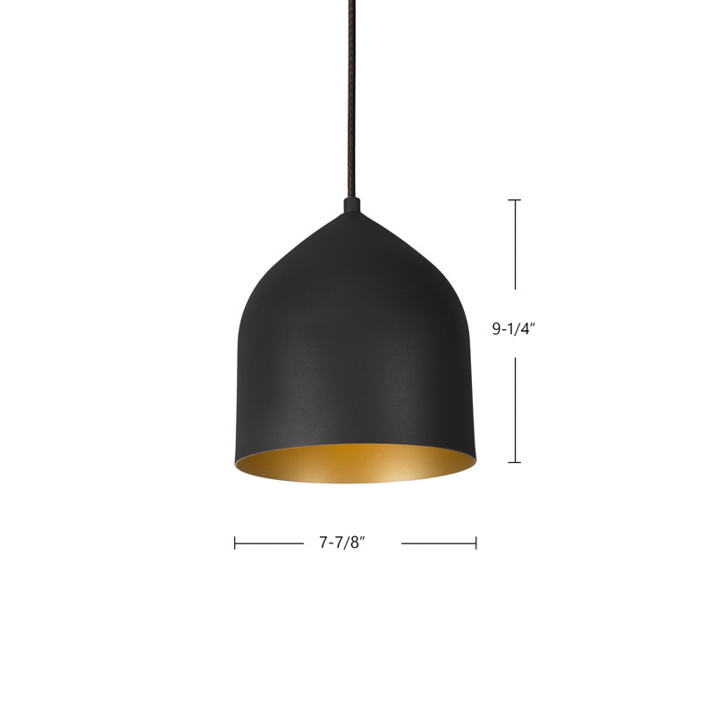 Helena 1 - Light LED Pendant, Black, Gray