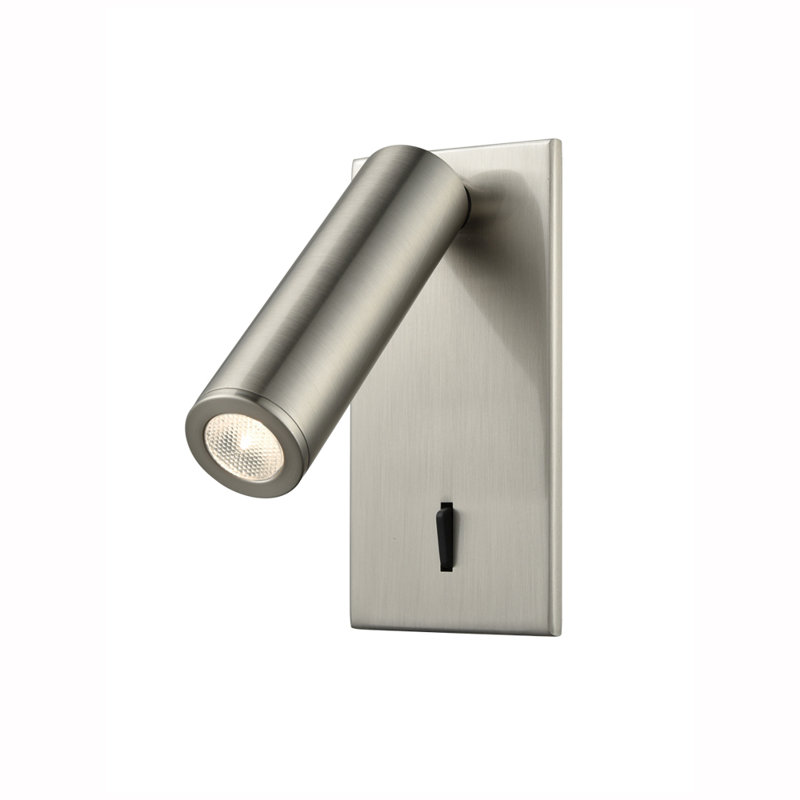 Crossen LED Spotlight, Satin Nickel
