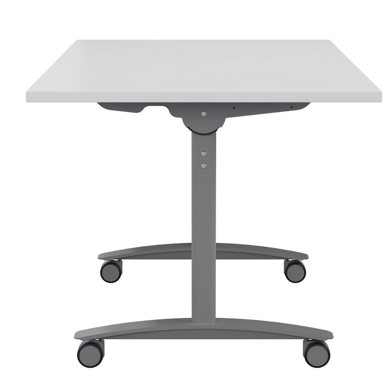 Bouton Rectangle Conference Table, White, H73 x W120 x D70cm
