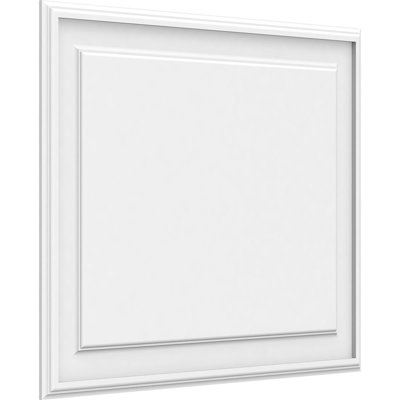 Panneau mural surélevé en PVC blanc Legacy