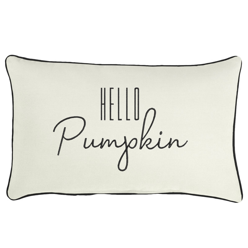  Housse et insert pour coussin d'extérieur Hello Pumpkin