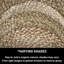 Tapis naturel tressé à la main-414184324