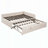 Full-Size Upholstered L-Shaped Daybed with Pull-Out Twin Trundle, A Versatile and Comfortable Solution for Modern Bedrooms-885488018