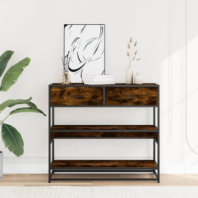 Console Table 90X35x80 Cm Engineered Wood
