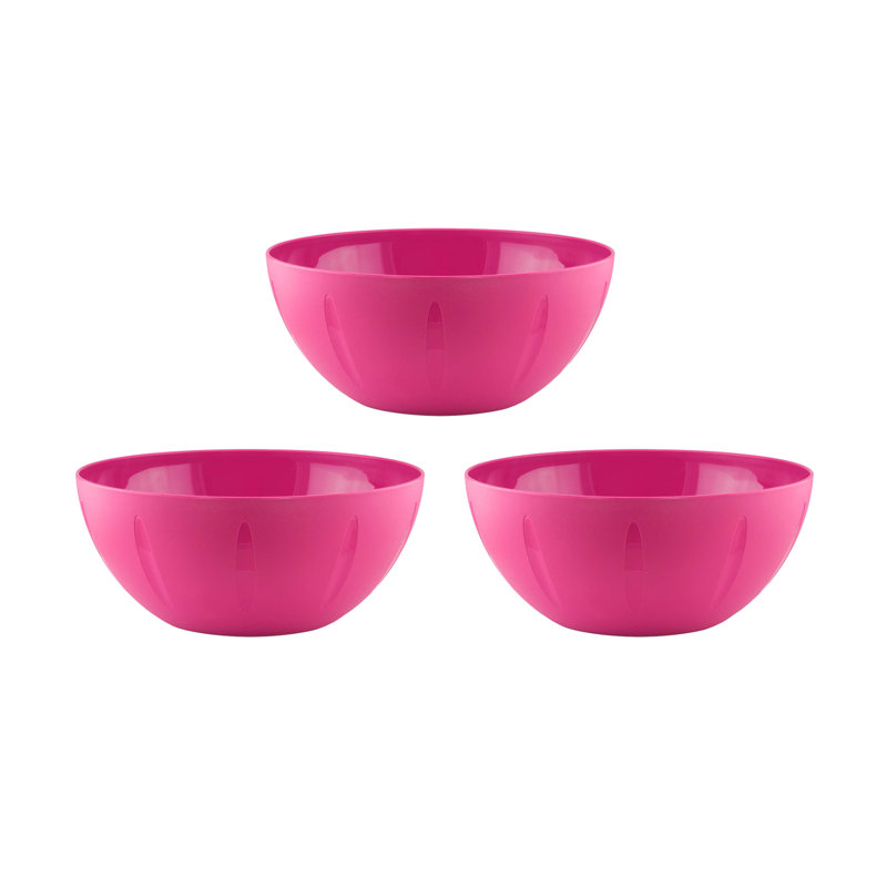 Bol à mélanger en plastique YBM Home pour repas de tous les jours - idéal pour les céréales, les collations, le maïs soufflé, la salade et les fruits, va au micro-ondes