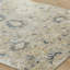 Tapis gris en laine tissé à la machine Josilin-2086056722