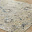 Tapis gris en laine tissé à la machine Josilin-2086056725